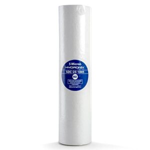 hydronix sdc-25-1005 whole house ro reverse osmosis sediment water filter cartridge, 5 micron, 2.5" x 10"