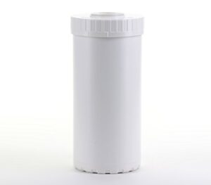 hydronix ec-4510w white empty water filter cartridge durable construction for pre post, fits standard housings 4.5 x 10