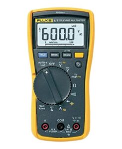fluke - 117cal 117 electricians true rms multimeter with a nist-traceable calibration certificate with data