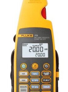 Fluke 773 Advanced Milliamp Process Clamp-Meter, 100mA DC, 0.01mA Resolution, Conductors to 4.5mm, Voltage Measurement with a NIST-Traceable Calibration Certificate with Data