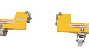 Vestil PRRJ-Dol Pallet Rack Lifting Dollies (Pack of 2),Yellow