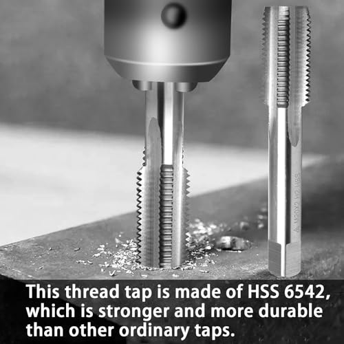 ATOPLEE Metric Thread Tap,M12 HSS Right Hand Thread Tap (M12x1.25)