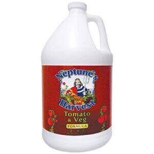 neptune's harvest tomato & veg fertilizer 2-4-2, 1 gallon