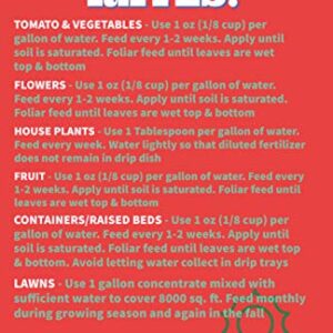 Neptune's Harvest Tomato & Veg Fertilizer 2-4-2, 1 Gallon