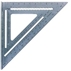 SWANSON Tool Co., Inc SW1201K Value Pack 7 inch Speed Square and Big 12 Speed Square (without layout bar) ships with Blue Book