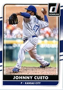 2016 donruss #153 johnny cueto kansas city royals baseball card-mint