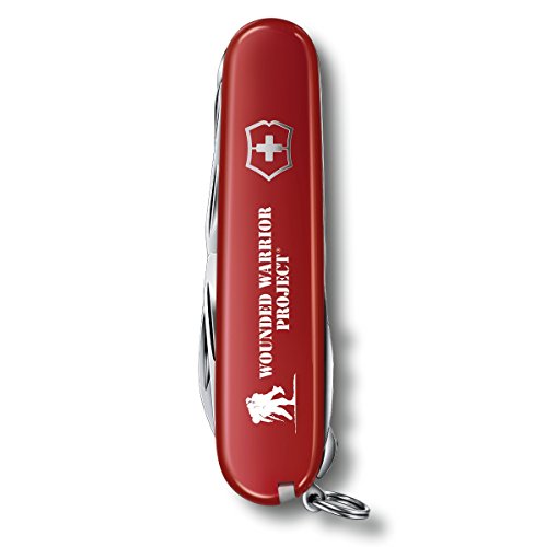 Victorinox Swiss Army Multi-Tool, Fieldmaster Pocket Knife, Red