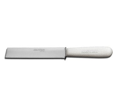 Dexter Russell Sani-Safe (09453) Vegetable/Produce Knife, 5", with Metal Finger Guard, Stain-Free, high-Carbon Steel Blade, Textured Polypropylene Handle, S185