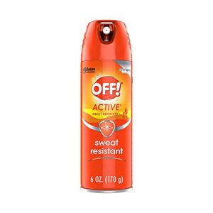 OFF! Active Insect Repellent, Sweat Resistant 6 oz ( Pack of 3)