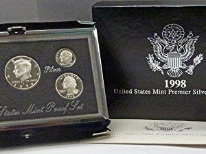 1998 S Proof Set Premier Silver Proof Set OGP