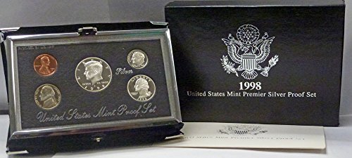 1998 S Proof Set Premier Silver Proof Set OGP