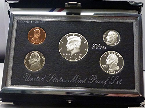 1998 S Proof Set Premier Silver Proof Set OGP