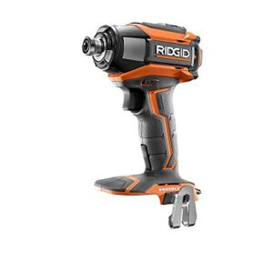 ridgid r86037 18v lithium ion cordless brushless impact driver w/ led lighting and quick-eject chuck (battery not included / power tool only)