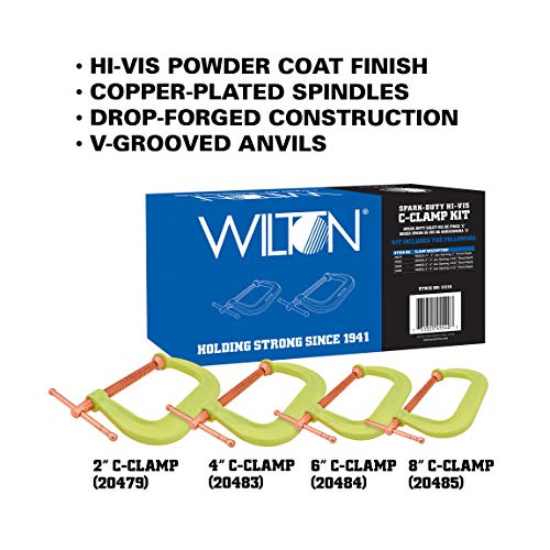 Wilton Spark-Duty 400CS Hi-Vis C-Clamp Kit (11114)
