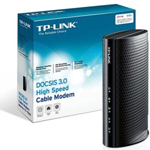 TP-Link DOCSIS 3.0 (16x4) High Speed Cable Modem, Max Download Speeds of 686Mbps, Certified for Comcast XFINITY, Time Warner Cable, Cox Communications, Charter, Spectrum (TC-7620)