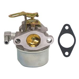 fitbest carburetor for tecumseh 632107 632107a 640084 640084a 640084b snowblowers hsk40 hsk50 hs50 lh195sp with gasket