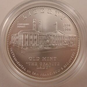 2006 S Commemorative Old Mint Centennial Silver Dollar Uncirculated $1 Mint State US Mint