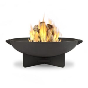 real flame 958-gry anson fire bowl, gray