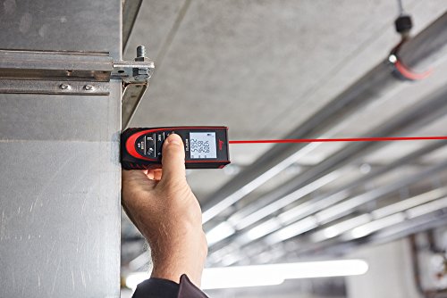 Leica DISTO D2 New 100m/330ft Metric Imperial Laser Distance Measure with Bluetooth 4.0 - Black/Red