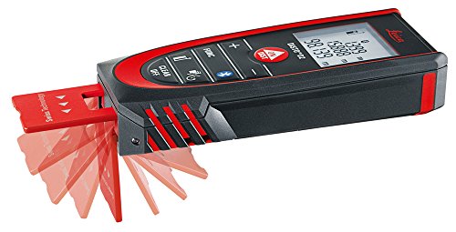 Leica DISTO D2 New 100m/330ft Metric Imperial Laser Distance Measure with Bluetooth 4.0 - Black/Red