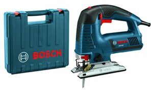 bosch power tools jigsaw kit - js572ek - 7.2 amp corded variable speed top-handle jig saw kit with assorted blades and carrying case