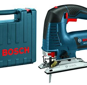 BOSCH Power Tools Jigsaw Kit - JS572EK - 7.2 Amp Corded Variable Speed Top-Handle Jig Saw Kit with Assorted Blades and Carrying Case