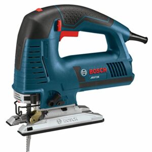 BOSCH Power Tools Jigsaw Kit - JS572EK - 7.2 Amp Corded Variable Speed Top-Handle Jig Saw Kit with Assorted Blades and Carrying Case