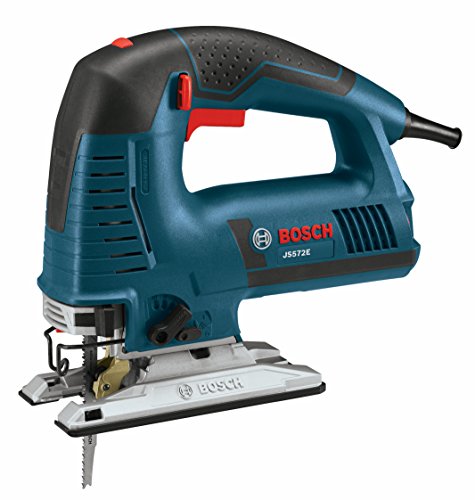 BOSCH Power Tools Jigsaw Kit - JS572EK - 7.2 Amp Corded Variable Speed Top-Handle Jig Saw Kit with Assorted Blades and Carrying Case