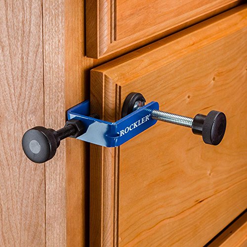 Rockler Cabinet Drawer Installation Clamps – Right, Left-Side Drawer, Cabinet Installation Tools – Steel, Plastic Drawer Front Clamps - Front Drawer Woodworking Clamps for Easy, Fast Installation