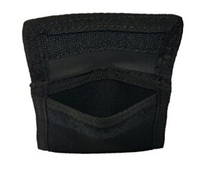 line2design latex glove pouch black - police - firefighter - ems - emt - paramedic medical 2 pair of gloves holder