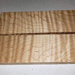 Curly Maple Knife Scales - 3/8"x1.5x5" - 2 Pack