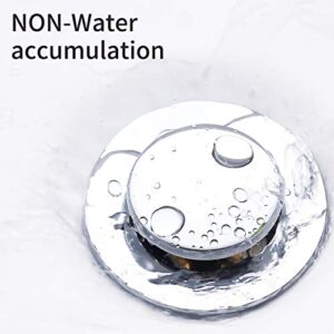 Kes Bathroom Sink Drain With Overflow Vessel Sink Lavatory Vanity Pop Up Drain Stopper Polished