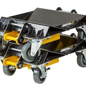 Omega 47020 2000 lb HD 3 in 1 Car Dolly Set, 1 Pack