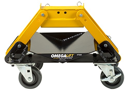 Omega 47020 2000 lb HD 3 in 1 Car Dolly Set, 1 Pack