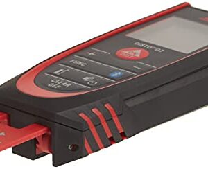 Leica 838725 DISTO D2 New 330ft Laser Distance Measure with Bluetooth 4.0, Black/Red, 1.7 x 1 x 4.6 inches