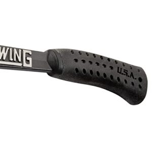 ESTWING Camper's Axe - 14" Hatchet with Forged Steel Construction & Shock Reduction Grip - EB-25A