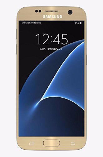 SAMSUNG Straight Talk Galaxy S7 Platinum Gold 32GB Runs on Verizon's 4G XLTE Via Straight Talk's $45.00 5GB Unlimited Talk & Text Service Card Not Included