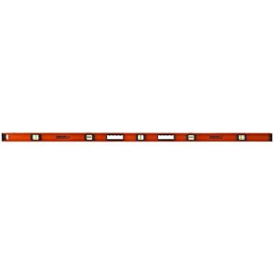 johnson level & tool 1233-7200 heavy duty i-beam aluminum level, 72", orange, 1 level