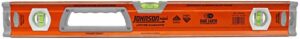 johnson level & tool 1718-2400 magnetic heavy duty aluminum box level, 24", orange, 1 level