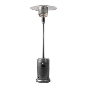 Amazon Basics Slate Grey Commercial Patio Heater and Standup Patio Heater Cover Set