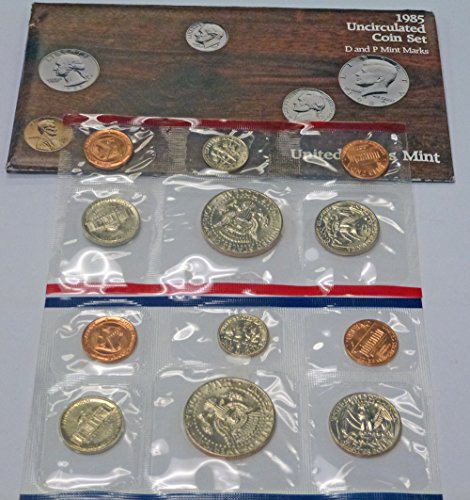 1985 P & D Mint Set Uncirculated Coin Set OGP