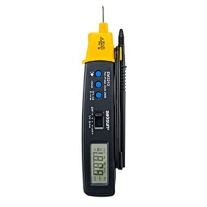 allosun auto range pen type digital multimeter portable dmm ac/dc volt tester ac/dc current ammeter with backlit and flashlight