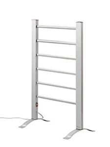 pursonic tw300 6-bar freestanding or wall mountable towel warmer,silver