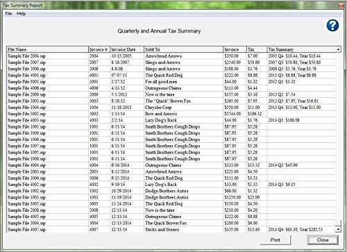 Simple Invoice Printer