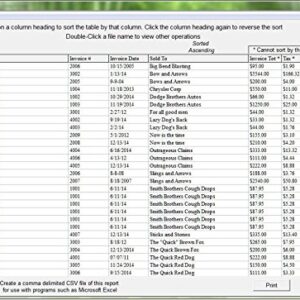 Simple Invoice Printer