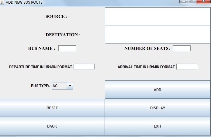 Bus reservation system with source code [Download]