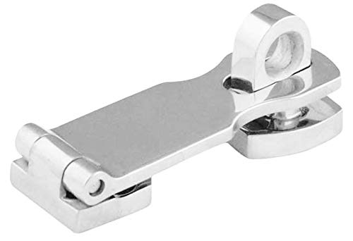 Marine Grade Stainless Steel Heavy Duty Door Hasp with Turning Padlock Eye Mount