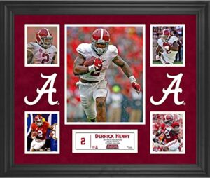 derrick henry alabama crimson tide framed 20'' x 24'' 5-photo collage - college player plaques and collages