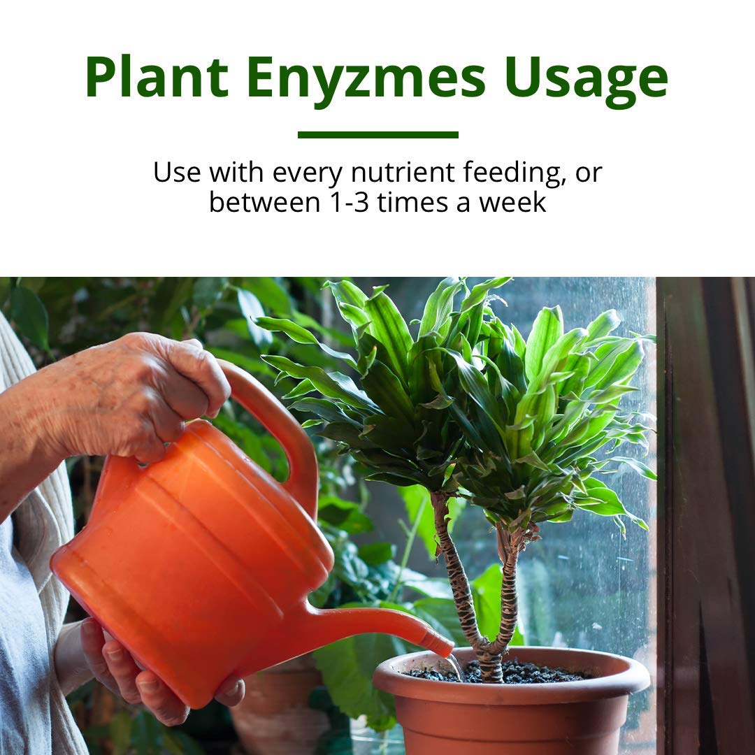 Humboldts Secret Plant Enzymes – Best Plant and Root Enzymes – 7000 Active Units of Enzyme per Milliliter – Quality Plant Food and Plant Fertilizer – Highly Concentrated – 2 Ounce