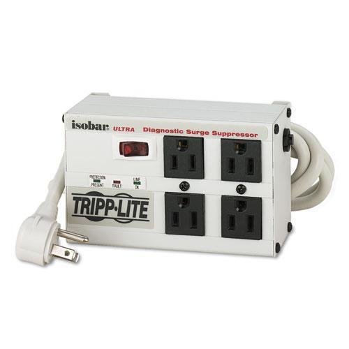 TRIPPLITE ISOBAR4ULTRA ISOBAR4ULTRA Isobar Surge Suppressor, 4 Outlets, 6 ft Cord, 3330 Joules by Original Equipment Manufacture